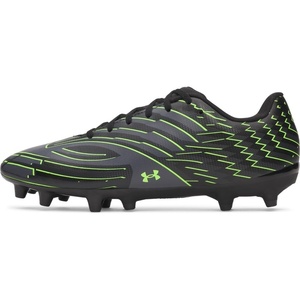 image:imageUnder Armour UnisexAdult Mach 1 Club Soccer Cleats001 BlackTitan GrayHyper Green