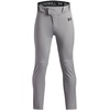 image:imageUnder Armour Boys Utility Pro Tapered Piped Pants075 Baseball Gray  Black  Black