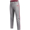 image:imageUnder Armour Boys Utility Pro Tapered Piped Pants078 Baseball Gray  Red  Red