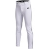 image:imageUnder Armour Boys Utility Pro Tapered Piped Pants100 White  Black  Black