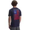 image:imageUnder Armour Freedom Flag Short Sleeve TShirt410 Midnight Navy   Red
