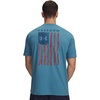 image:imageUnder Armour Freedom Flag Short Sleeve TShirt466 Boundless Blue   Wham Blue