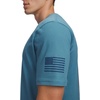 image:imageUnder Armour Freedom Flag Short Sleeve TShirt466 Boundless Blue   Wham Blue