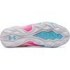 image:imageUnder Armour Kids Spotlight Hammer Jr RM Football Cleats ToddlerLittle KidBig Kid101 WhiteFresco BluePink Rave