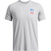 image:imageUnder Armour Mens Freedom Flag TShirt011 Mod Gray Medium Heather   Red