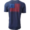 image:imageUnder Armour Mens Freedom Flag TShirt410 Midnight Navy   Red