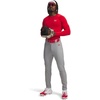 image:imageUnder Armour Mens Utility Pro Tapered Piped Pants078 Baseball Gray  Red  Red