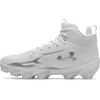 image:imageUnder Armour Spotlight Hammer Football Cleats100 WhiteMetallic SilverMetallic Silver