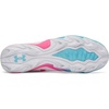 image:imageUnder Armour Spotlight Hammer Football Cleats101 WhiteFresco BluePink Rave