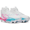 image:imageUnder Armour Spotlight Hammer Football Cleats101 WhiteFresco BluePink Rave