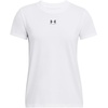 image:imageUnder Armour Womens Rival Core Short Sleeve T Shirt100 White   Black