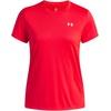 image:imageUnder Armour Womens Tech Short Sleeve Crew714 Racer Red   White