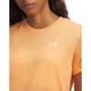 image:imageUnder Armour Womens Tech Short Sleeve Crew870 Orange Bloc   White