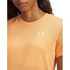 image:imageUnder Armour Womens Tech Short Sleeve Crew870 Orange Bloc   White
