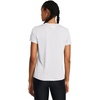 image:imageUnder Armour Womens Tech Twist V Neck Short Sleeve TShirt014 Halo Gray  White  White