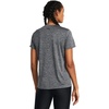 image:imageUnder Armour Womens Tech Twist V Neck Short Sleeve TShirt025 Castlerock  Steel  Black