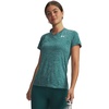 image:imageUnder Armour Womens Tech Twist V Neck Short Sleeve TShirt338 Rack Green   White