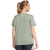 image:imageUnder Armour Womens Tech Twist V Neck Short Sleeve TShirt348 Silica Green   White