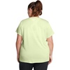 image:imageUnder Armour Womens Tech Twist V Neck Short Sleeve TShirt383 Retro Green   White