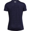 image:imageUnder Armour Womens Tech Twist V Neck Short Sleeve TShirt410 Midnight Navy   White