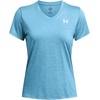 image:imageUnder Armour Womens Tech Twist V Neck Short Sleeve TShirt419 Capri   White