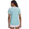 image:imageUnder Armour Womens Tech Twist V Neck Short Sleeve TShirt425 Blue Haze   White