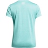 image:imageUnder Armour Womens Tech Twist V Neck Short Sleeve TShirt482 Radial Turquoise  White  White