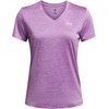 image:imageUnder Armour Womens Tech Twist V Neck Short Sleeve TShirt560 Provence Purple  Purple Ace  Purple Ace