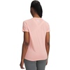 image:imageUnder Armour Womens Tech Twist V Neck Short Sleeve TShirt603 Posh Pink   White