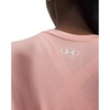 image:imageUnder Armour Womens Tech Twist V Neck Short Sleeve TShirt603 Posh Pink   White