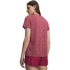 image:imageUnder Armour Womens Tech Twist V Neck Short Sleeve TShirt622 Claret   Ox Blood
