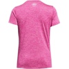 image:imageUnder Armour Womens Tech Twist V Neck Short Sleeve TShirt652 Rebel Pink  Pink Elixir  White