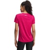 image:imageUnder Armour Womens Tech Twist V Neck Short Sleeve TShirt681 Shaded Fuchsia   White