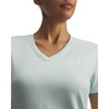 image:imageUnder Armour Womens Tech Twist V Neck Short Sleeve TShirt703 Refresh Mint   White