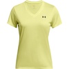 image:imageUnder Armour Womens Tech Twist V Neck Short Sleeve TShirt727 Sonic Yellow  White  Black