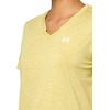 image:imageUnder Armour Womens Tech Twist V Neck Short Sleeve TShirt729 Yellow Shade   White