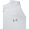 image:imageUnder Armour Womens Velocity Solid Tank Top100 White   Metallic Silver