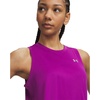 image:imageUnder Armour Womens Velocity Solid Tank Top514 Andromeda Purple   Metallic Silver