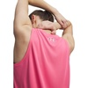 image:imageUnder Armour Womens Velocity Solid Tank Top672 Super Pink   Metallic Silver