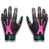 image:imageUnder Armour Blur Pee Wee Football Gloves Limited Edition001 Black  Coastal Teal  Pink Rave
