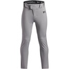 image:imageUnder Armour Boys Utility Pro Tapered Piped Pants075 Baseball Gray  Black  Black