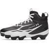 image:imageUnder Armour Kids Spotlight Hammer Jr RM Football Cleats ToddlerLittle KidBig Kid001 BlackWhiteWhite