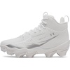 image:imageUnder Armour Kids Spotlight Hammer Jr RM Football Cleats ToddlerLittle KidBig Kid100 WhiteMetallic SilverMetallic Silver