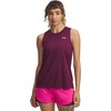 image:imageUnder Armour Womens Velocity Solid Tank Top505 Purple Gemini   Metallic Silver