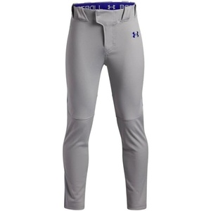 image:imageUnder Armour Boys Utility Pro Tapered Piped Pants077 Baseball Gray  Royal  Royal