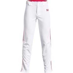 image:imageUnder Armour Boys Utility Pro Tapered Piped PantsWhite 103Red