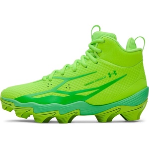 image:imageUnder Armour Kids Spotlight Hammer Jr RM Football Cleats ToddlerLittle KidBig Kid389 Hyper GreenGreen EnergyGreen Energy