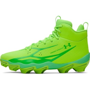 image:imageUnder Armour Spotlight Hammer Football Cleats389 Hyper GreenGreen EnergyGreen Energy