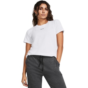 image:imageUnder Armour Womens Rival Core Short Sleeve T Shirt100 White   Black