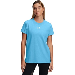 image:imageUnder Armour Womens Rival Core Short Sleeve T Shirt453 Ether Blue   White